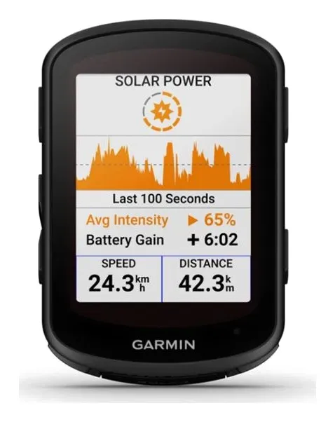 Garmin Edge 840 Solar cykeldator på vit bakgrund